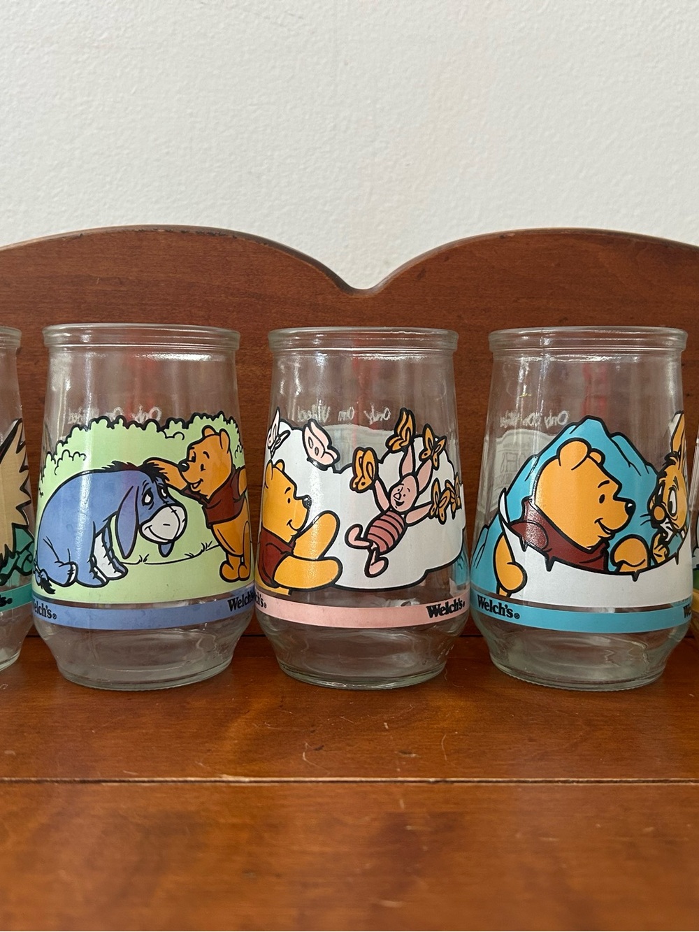 Winnie the Pooh Vintage Glass Jar - Multicolor